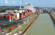 Panama Canal is handling more shipments of export cargo and import cargo in international trade.