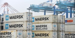 Maersk shipping containers