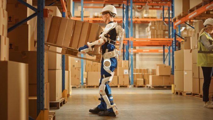 global trade gather exosuit warehouse softeon Gather AI