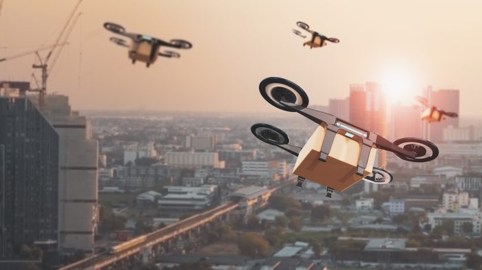 tracking supply chain technology drone delivery logistics